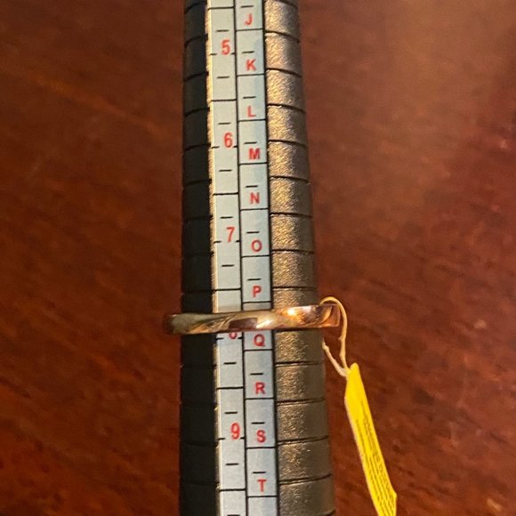 Pink Sapphire and Diamonds Floral Silver Ring, Size 8 - Picture 7 of 7